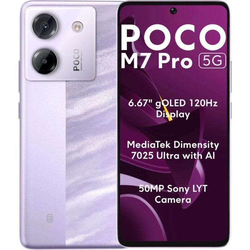 Smartphone Xiaomi POCO M7 Pro 8GB/ 256GB/ 6.67"/ 5G/ Púrpura 6932554400941 M7P 5G 8-256 PUR