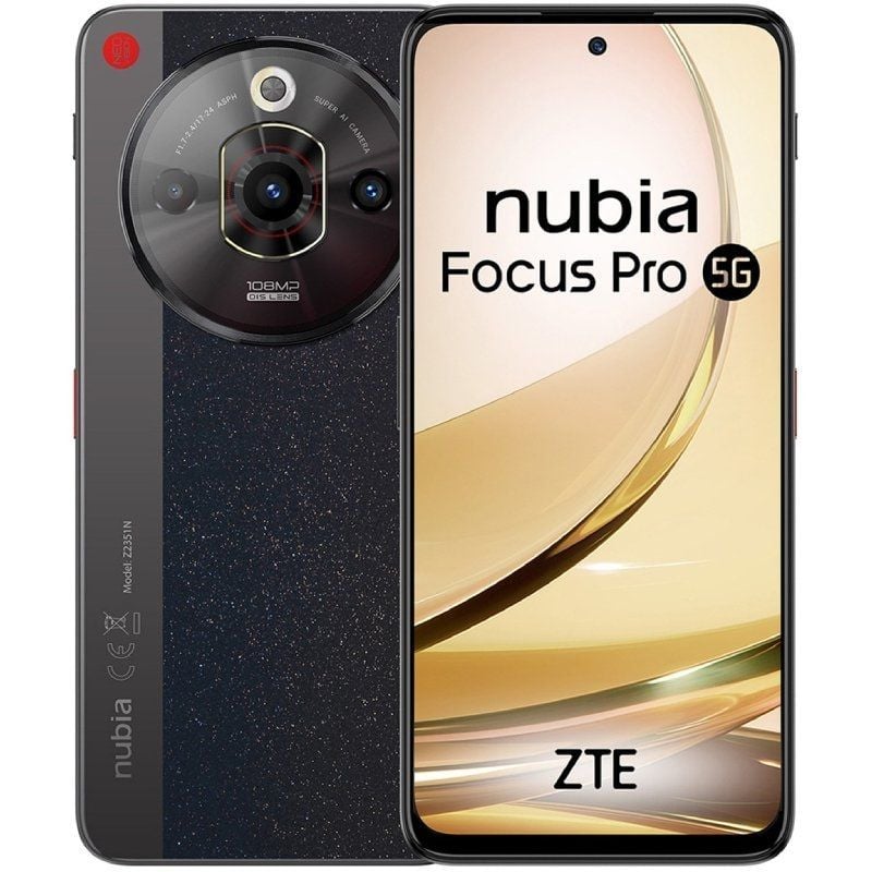 Smartphone ZTE Nubia Focus Pro 8GB/ 256GB/ 6.72"/ 5G/ Negro 6902176115882 P720F08