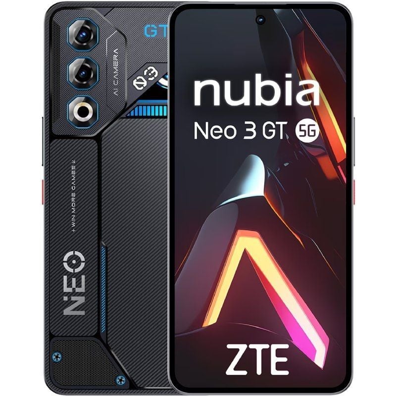 Smartphone ZTE Nubia Neo 3 GT 12GB/ 256GB/ 6.8"/ Negro 6902176144677 P820F05