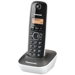 Teléfono Inalámbrico Panasonic KX-TG1611/ Negro y Blanco 5025232621729 KX-TG1611GW