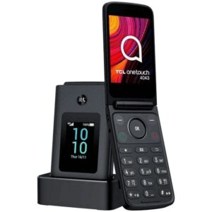Teléfono Móvil TCL One Touch 4043D para Personas Mayores/ 4G/ Gris Oscuro 4894461819228 T313D1-3ALCA112
