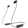Auriculares Inalámbricos Intrauditivos Sony WI-C100/ con Micrófono/ Bluetooth/ Negros 4548736133846 WIC100B.CE7