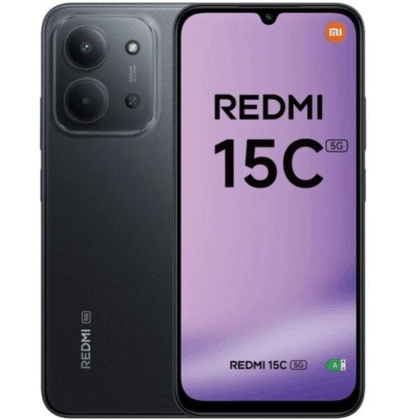 Smartphone Xiaomi Redmi 15C 4GB/ 128GB/ 6.9"/ 5G/ Negro 6932554458607 REDMI 15C 5G 4-128 BK