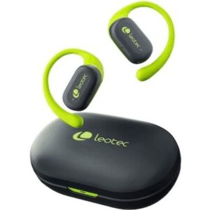 Auriculares Deportivos Bluetooth Leotec Open Air Zenith Sport con estuche de carga/ Autonomía 6.5h/ Lima 8436588883469 LETWS01G
