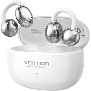 Auriculares Deportivos Bluetooth Vention Open Ear OpenBeat Echo Clip A1 NBWW0 con estuche de carga/ Blancos 6922794790940 NBWW0