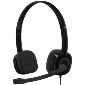 Auriculares Logitech H151/ con Micrófono/ Jack 3.5/ Negros 5099206057333 981-000589