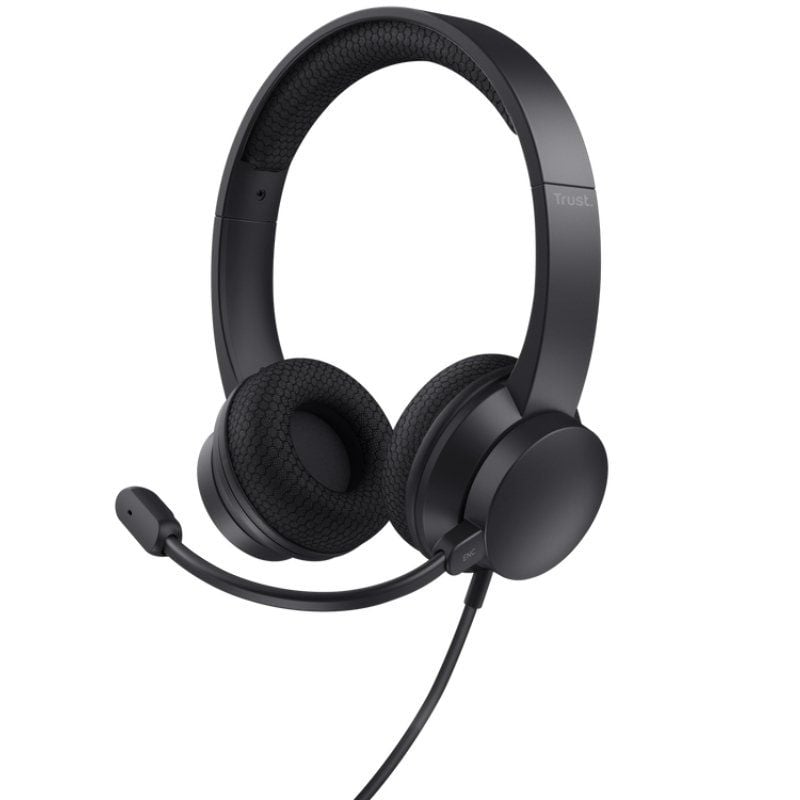 Auriculares Trust Ayda/ con Micrófono/ USB/ Negros 8713439250893 25089