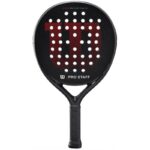 Pala de Pádel Wilson Pro Staff Team TX V2/ Negra y Roja 097512610766 PRO ST T TX V2