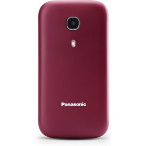 Teléfono Móvil Panasonic KX-TU400EXR para Personas Mayores/ Rojo Granate 5025232935727 KX-TU400EXR